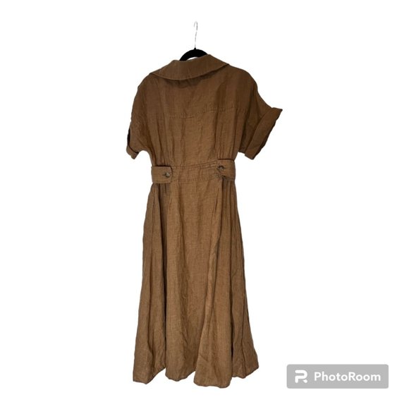 ✨Host Pick✨ Banana Republic Sedona 100% Linen midi dress - NWT Size XS - Picture 3 of 8